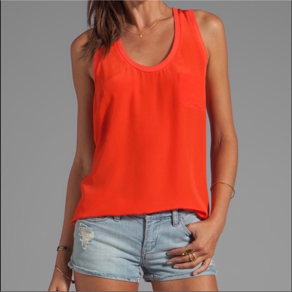 joie alicia silk tank